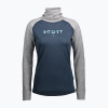 Dámske termoprádlo SCOTT Defend Merino High Neck s dlhým rukávom light grey melange/dark blue