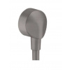 Hansgrohe Fixfit Prípojka hadice E bez spätného ventilu, kefovaný čierny chróm 27454340-HG