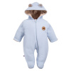 EEVI Dojčenský fleecový overal RUN&FUN modrý - 74