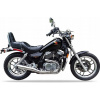 NÁLEPKY NA MOTOCYKEL JUULA PRE HONDA SHADOW VT 500 1985-1986 ČIERNA NH1