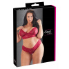 Cottelli Collection Plus Bra and Crotchless String
