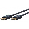 Kábel DisplayPort M/M 5m, 4K@60Hz, DP v1.2, 21.6Gbit/s, modrý, pozl. konektor, ClickTronic