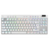 LOGITECH G Pro X TKL LightSpeed bezdrôtová klávesnica US biela (920-012148) USB / WiFi (USB prijímač) / Bluetooth / Lokalizácia US / PodsvietenáBiela