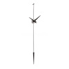 Designové nástěnné hodiny Nomon Punto y coma I black 113cm