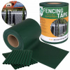 Krycia páska na plot krycia rohož na plot UV 19cm x 35m 450g/m2 klipy Zelená