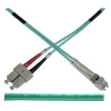 CNS Network 1350 Optický duplex kabel, MM, 50/125, LC/SC, LSOH, (OM3), 1m