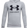 Under Armour Rival Fleece Hoodie - mod gray light heather/black - Sivý