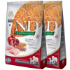 Farmina N & D dog LG adult medium & maxi chicken & pomegranate 2 x 12 kg