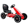 LeanToys Abarth Gokart s pedálmi, EVA kolesá, červená