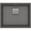 Franke Kubus 2 - Fragranitový drez KNG 110-52, 56x46 cm, sivý kameň 125.0641.422