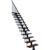 Minka STAIRS Modulové schodisko Comfort Top orech/čierna, 312 cm