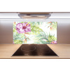 Panel do kuchyne Havajské kvety 100x50 cm