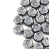 CZ Korálik mačkaný kvietka Hawaii 8/4mm hematit 23980/14400 (20ks)