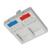 Modul Solarix modulární pro keyston 45 x 45 mm, bílý