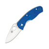 Spyderco Persistence FRN Blue Plain Blade S35VN