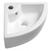 Sapho GYNT keramické umývadlo rohové 33x13x33 cm SPH AR154