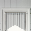 vidaXL Záclonové koľajnice 2 ks biele a strieborné 40-60 cm hliník - Srieborná - 89963-44266