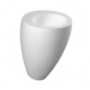 Laufen Il Bagno Alessi One - Umývadlo s integrovaným stĺpom, 52x53x85 cm, s LCC, biela H8119714001091