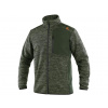CXS 4ENVI HAMPTON / Pánska mikina na zips - khaki XXL