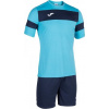 Joma Futbalový set ACADEMY II FLUOR TURQUIOSE-DARK MARINE S/S Veľkosť: 8XS/7XS