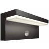 Philips LED Bustan 8720169257412 venkovní nástěnné LED osvětlení s PIR detektorem LED 3.8 W antracitová