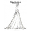Dresses Coloring Book for Grown-Ups 1