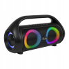 BLUETOOTH PRENOSNÝ REPRODUKTOR BOOMBOX SOUNDWAVE BEZDRÔTOVÝ 80W ČIERNY