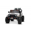 Elektrické autíčko Beneo Motors OFFRIDE 4x4 Dvojmiestne 24V, biele, MP3 Prehrávač s USB/AUX vstupom, Pohon 4x4, Lítiová Batéria, EVA kolesá s odpružením, Diaľkový ovládač, LED Svetlá