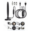 SILNÁ ANTÉNA FM + USB ZOSILŇOVAČ + 4 ADAPTÉRY PRE RÁDIO A FILMOVÚ VEŽU