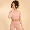 GymBeam Dámske tričko Hyper Crop-Top Pink - BeastPink Veľkosť: L, Veľkosť oblečenia: L