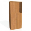 Policová skriňa Drive, 80x185x42 cm, jelša/jelša
