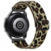 eses Nastaviteľný nylónový elastický loop remienok pre smart hodinky 22 mm Farba: leopard