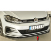 Rieger lipa pod predný nárazník iba pre GTI / GTD / GTE pro Volkswagen Golf 7 GTD, GTE, GTI 3-dver., 5-dver. po faceliftu, 02/17-, plast ABS bez povrchovej úpravy