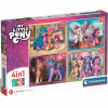 My little Pony 4v1 12-16-20-24-dielne puzzle - Clementoni
