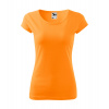 MALFINI PURE 122 / Tričko, dámske - tangerine orange S