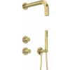 Deante Silia Hexa, podomietková sprchová súprava, zlatá matná, DEA-NHS_R9XK