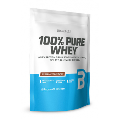 BioTech USA 100% Pure Whey Protein 454 g Príchuť: Neochutený