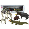Lean Toys Sada 5 figúrok Safari zvieratiek