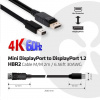 Club3D Mini DisplayPort na DisplayPort 1.2 4K60Hz UHD obojsmerný, (M/M), 2 m CAC-2163