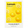 Missha Airy Fit Lemon plátenná maska pre rozjasnenie pleti 19 g