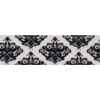 lepiaca páska washi 15mm x 10m ornament čiernobiely 1