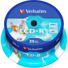 Médiá VERBATIM CD-R AZO 700MB, 52x, printable, spindle 25 ks (43439)