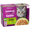 Whiskas Senior kapsičky 12 x 85 g - 7+ miešaný výber v omáčke