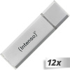 12x1 Intenso Alu Line silber 8GB USB stick 2.0