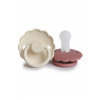 Frigg Dvojbalenie cumlíkov frigg daisy cream/ powder blush, +6m, silikón