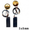 Náhradné uhlíky k elektrickému náradiu 5x8 mm MAR-POL S00005