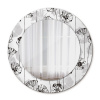 Kvety maki Kvety maki Okrúhle dekoračné zrkadlo lsdo-00020