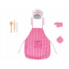 6083 sada kuchynská zástera čiapka a rukavice