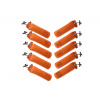 Firedog Set 10x Štandard dummy 500 g oranžový číslované 1-10
