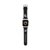 Karl Lagerfeld Karl and Choupette Head NFT Řemínek pro Apple Watch 42/44/45/49 Black KLAWLSLKCNK